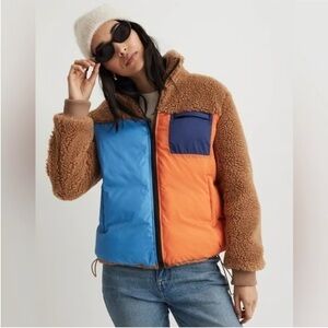 KULE Colorblock Sherpa Jacket